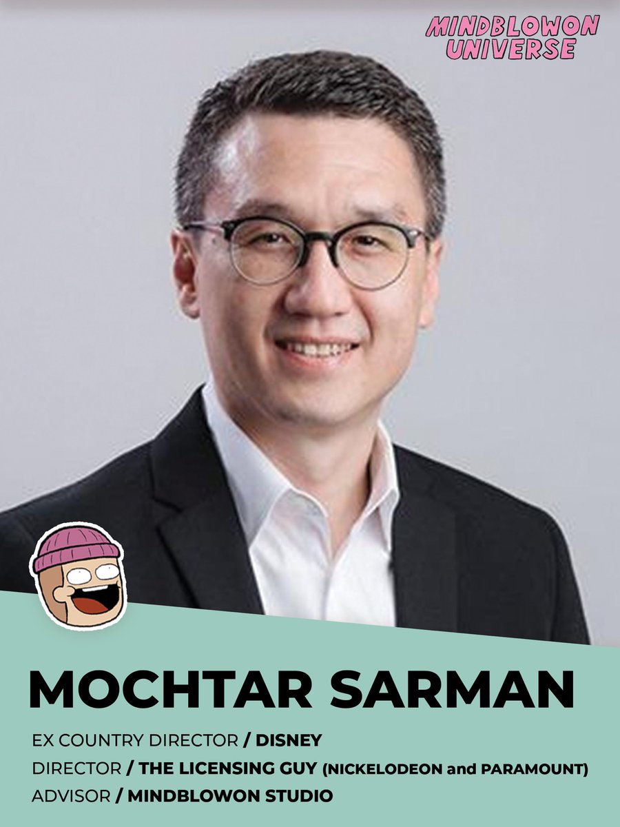Mindblowon_io's tweet photo. 1. Mochtar Sarman, THE legendary licensing guy with more than 25 years of experience in brand management and licensing industry. He’s spent 21 years in Disney Consumer Products and has helped created partnerships for Disney, Pixar, Marvel and Lucas Film properties. https://t.co/NgAV3qC9AP