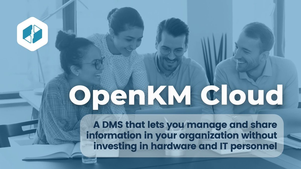 OpenkmUsa's tweet photo. With our Cloud version, you can have all your business data secured and accessible! 

OpenKM has the perfect option for you. Modern and flexible architecture that meets today's IT standards https://t.co/BdYCiiSVNP
