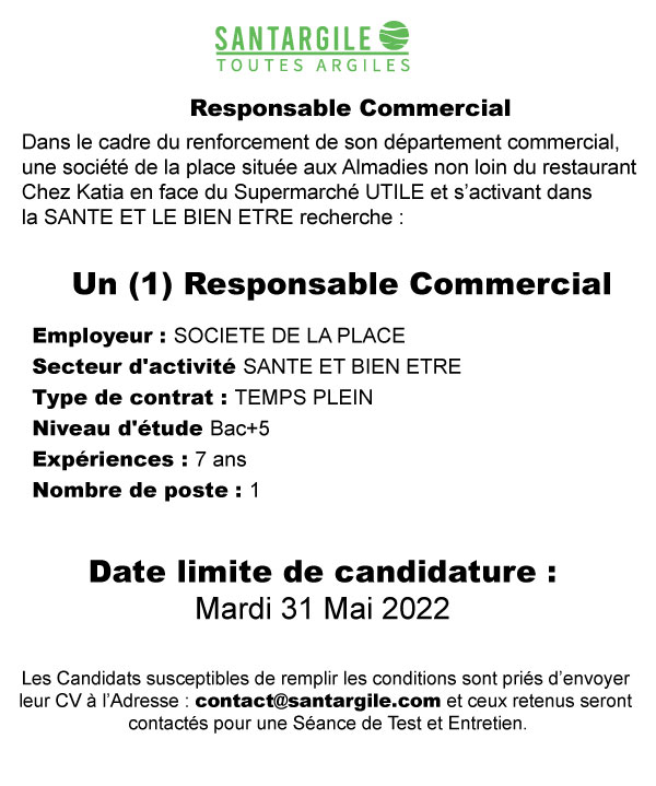 santargile's tweet image. Les Candidats susceptibles de remplir les conditions sont priés d’envoyer leur CV à l’Adresse : contact@santargile.com et ceux retenus seront contactés pour une Séance de Test et Entretien.