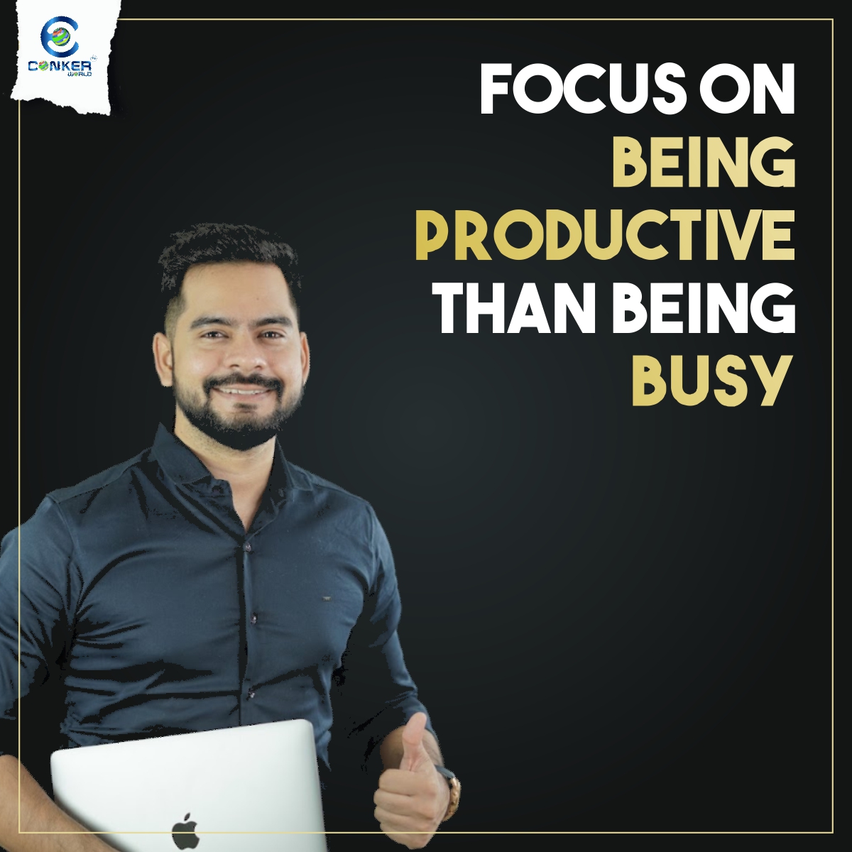 sachinphy's tweet photo. Productivity is being able to do things that you were never able to do before!
@ConkerWorld 
#entreprenuertips #motivation #Founderthougts https://t.co/LyD9ZLVP80