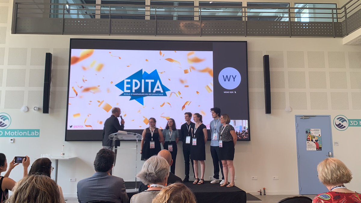 s_grandesecoles's tweet photo. 📍Les écoles gagnantes des  « Prix destinés aux écoles »  sont : @Polytech_Angers (l’école la plus engagée - catégorie administration), @Groupe_ESEO (l’école la plus engagée - catégorie association), @EPITA (le projet le plus original) et @centralesupelec (prix spécial du jury)🏆 https://t.co/MWQ1YQzeKW