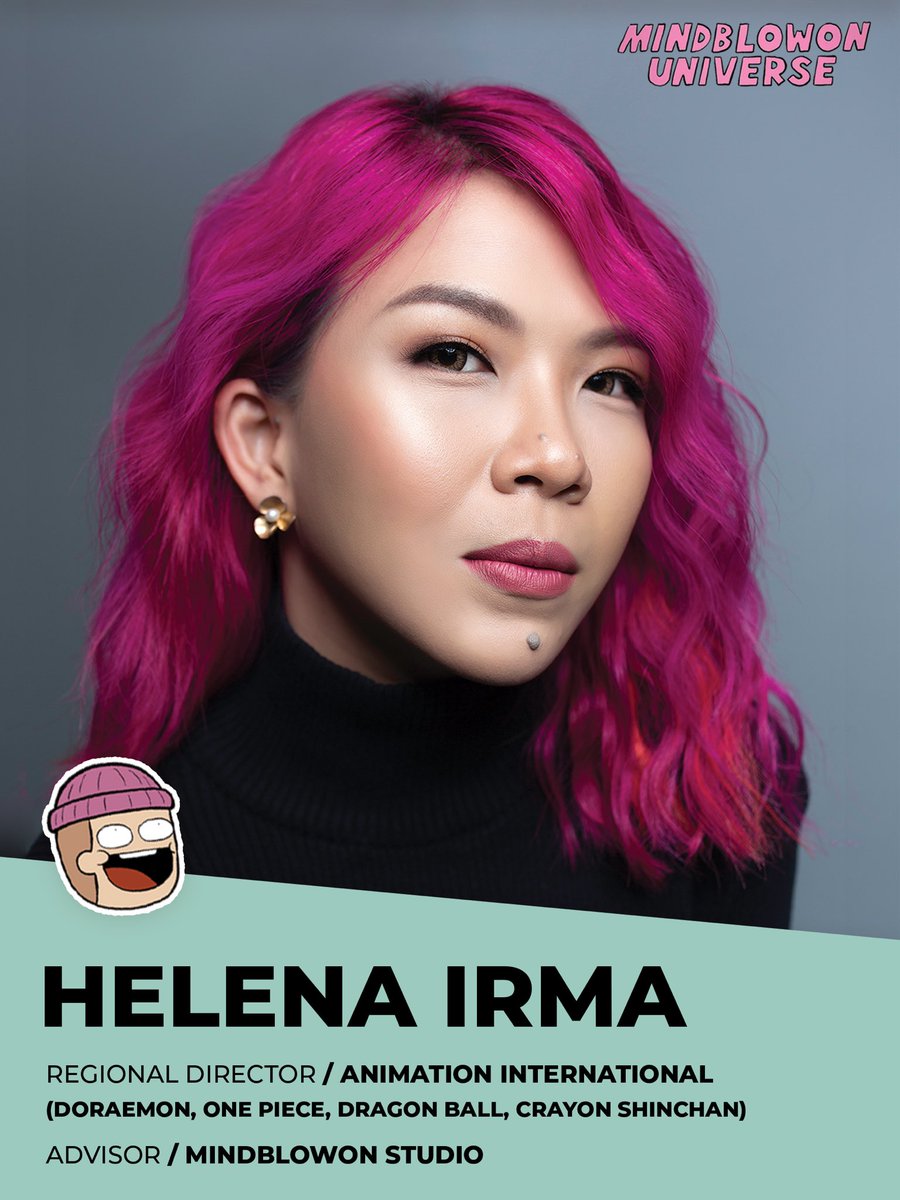 Mindblowon_io's tweet photo. 2. Helena Irma, the anime license senpai. She has more than 13 years of experience in marketing and licensing industry. She has spent 7 years in Animation International, has strong connection in Japanese IP, like Doraemon, Crayon Shinchan,Onepiece and Dragon Ball! Kamehamee hugg! https://t.co/yBSBCxWhf8