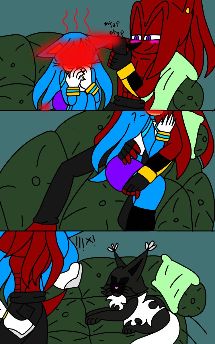 2005_lights's tweet photo. Part 3 and final part
And Zigo have the couch only for him
Suggestion by @NutNBreaddo
Greyculo just watching the sexy pics of Glacius
#fanart #sonicart #digitalart #shortcomic #comicart #myaus #digitalcomic #Greycius #Greyculo #Glacius #sexypics #blush #Zigo #mainecooncat https://t.co/klzzfPFjD5