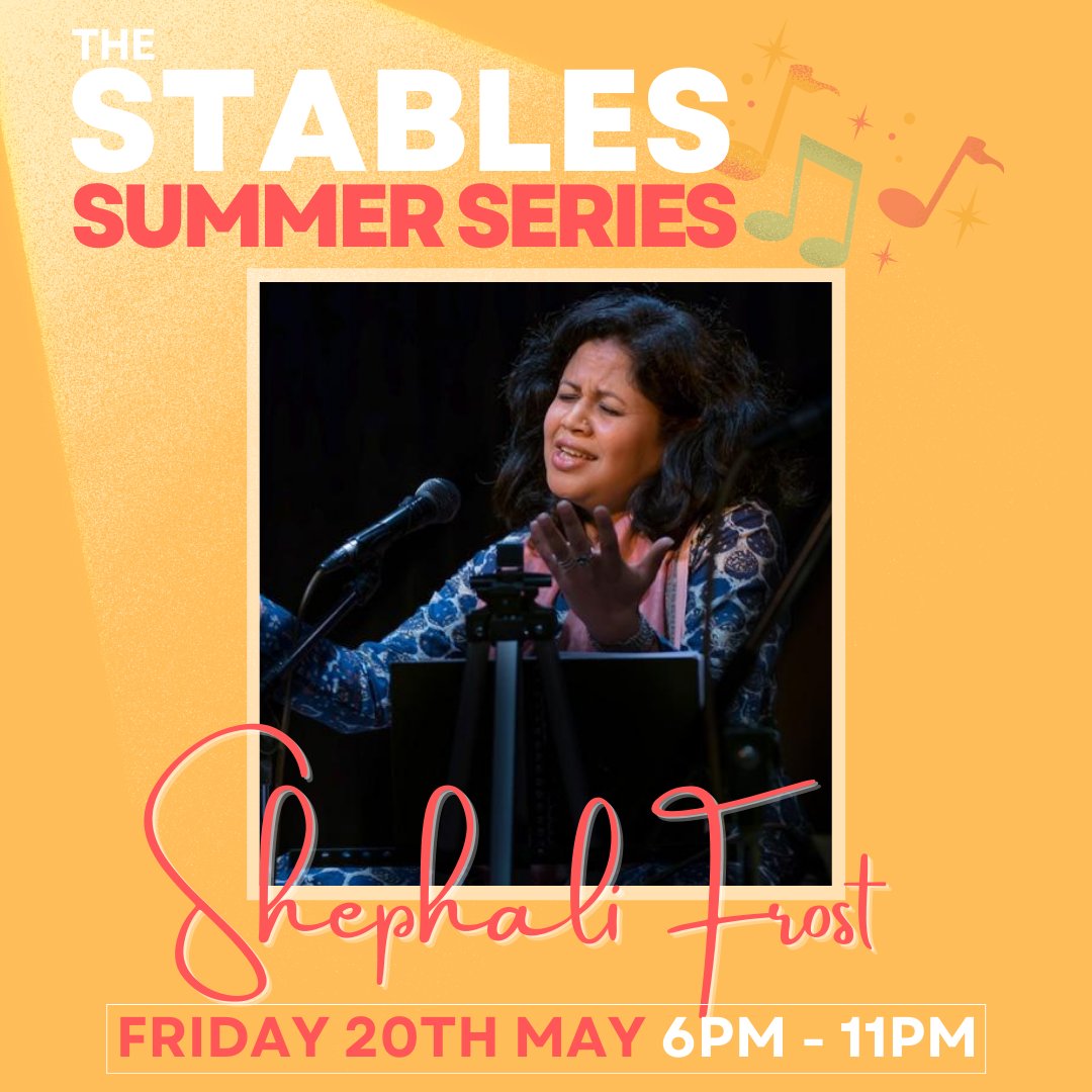 Hylands Estate and Hot Box Live Events kick off their Stables Summer Series this Friday with Indo-British Poet and World-Music performer Shephali Frost! The Hylands Artist Studios will be open from 6pm too so you can have a look at the incredible items on offer #supportlocal