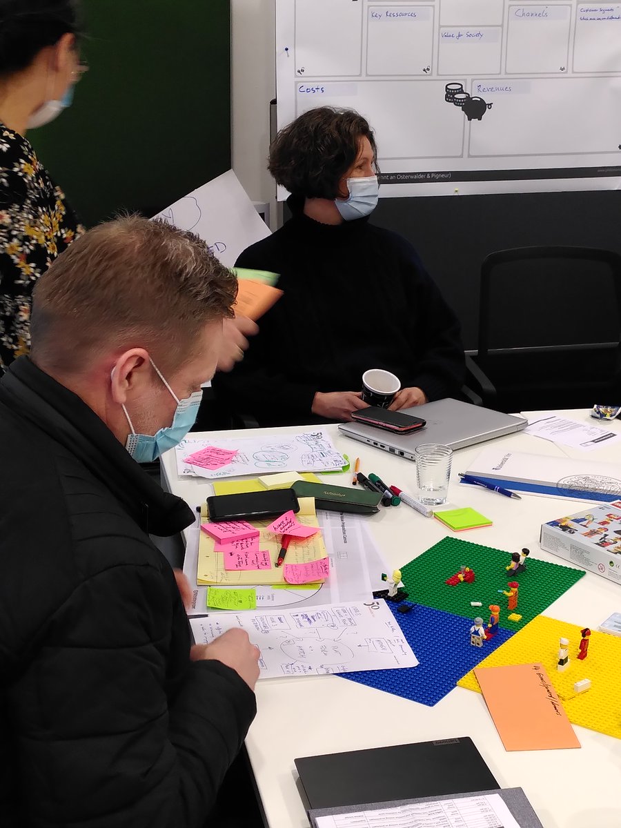 SocialInnovat10's tweet photo. 📢We were excited to host the participants from the second cohort of the Social Innovation Education (SIED) program at the University of Trier. The participants had an array of prototyping material to supercharge the imagination and boost their #socialimpact projects! https://t.co/FzDisUxht3