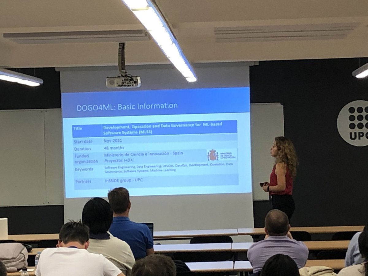 alebagnato's tweet image. Research Projects Track at @RCIS_Conference #RCIS2022 with DOGO4ML: Development, Operation and Data Governance for ML-based Software Systems
Claudia P. Ayala, Besim Bilalli, Cristina Gómez and Silverio Martínez-Fernández @SilverioMF