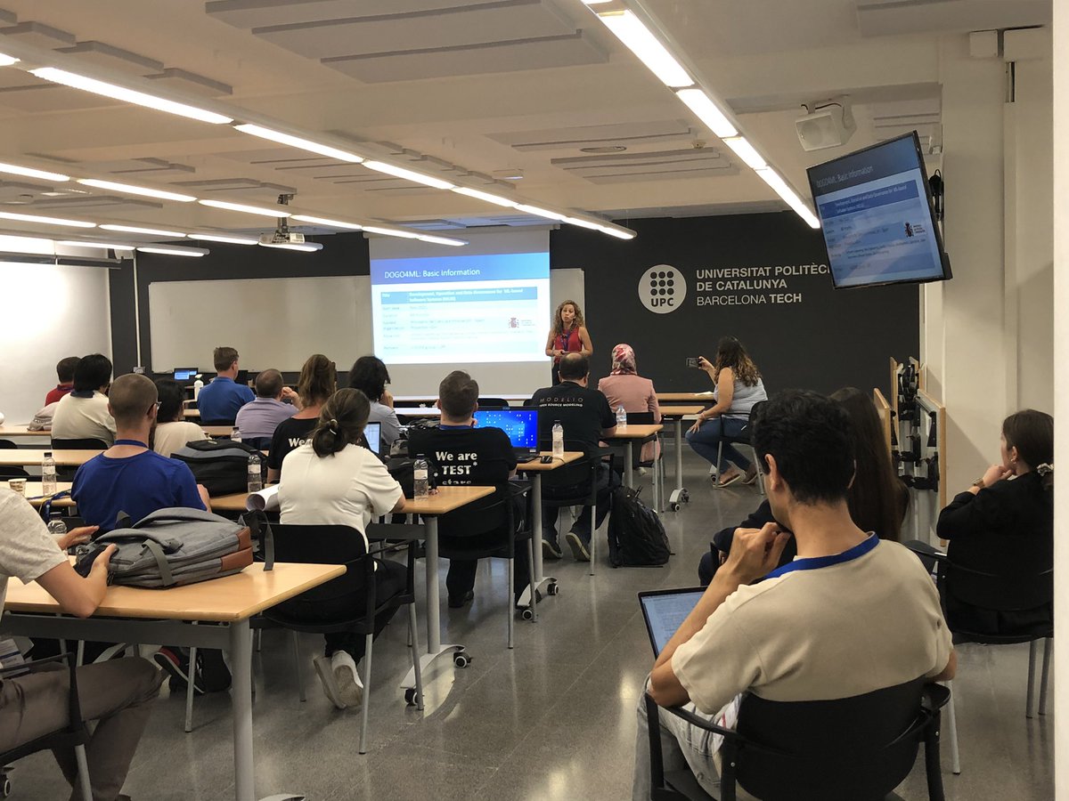 alebagnato's tweet image. Research Projects Track at @RCIS_Conference #RCIS2022 with DOGO4ML: Development, Operation and Data Governance for ML-based Software Systems
Claudia P. Ayala, Besim Bilalli, Cristina Gómez and Silverio Martínez-Fernández @SilverioMF