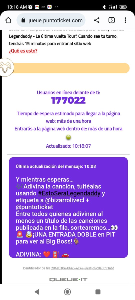 danielasalinasa's tweet photo. Yyy cage otra vez!
@bizarrolivecl @puntoticket https://t.co/JS5fUSghC2