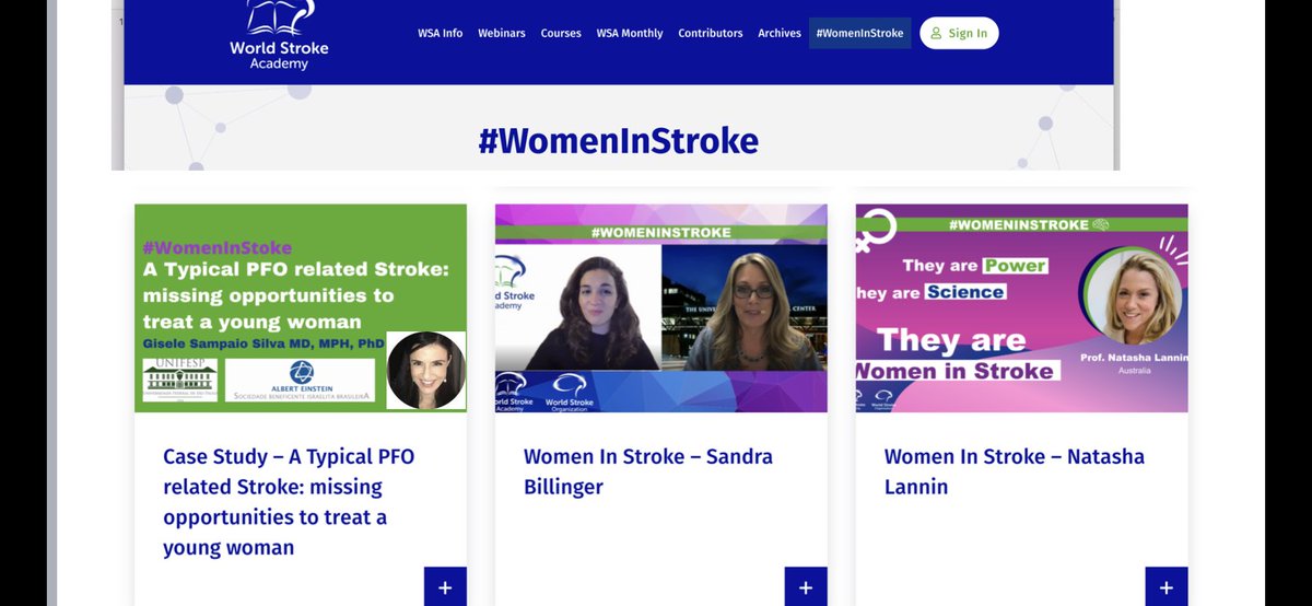 World Stroke Academy. #WomenInStroke- World Stroke Academy world-stroke-academy.org/womeninstroke/…