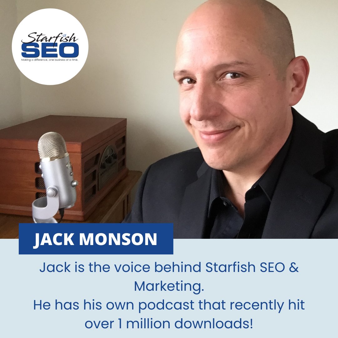 starfishseo's tweet photo. Jack is our talented voice-over artist & you can hear him & his fantastic voice on most of our custom #StarfishSEO & #Marketing videos.
Jack loves #SocialMedia, & talking about new trends within the industry, he even has his own #Podcast, @SocialGeekRadio.
#StarfishSEOWorks https://t.co/DH2lvhvUf6