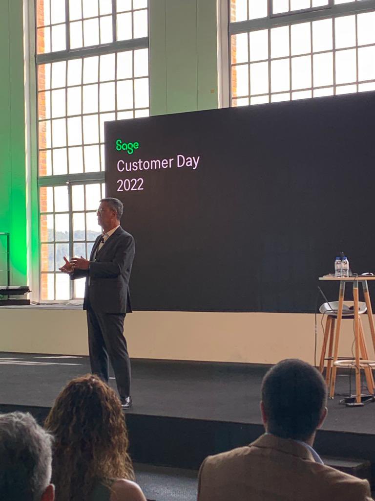 Josepmraventos's tweet photo. Great #SageCustomerDay today with 120 customers &amp; @SagePartners at Museu Electricidade in Lisbon  @sageportugal.  Fantastic energy and conversations! We look forward to a great day sharing new functionalities in Sage X3 &amp; XRT, connecting with them!! @rsinfield https://t.co/rOSPOYa97n