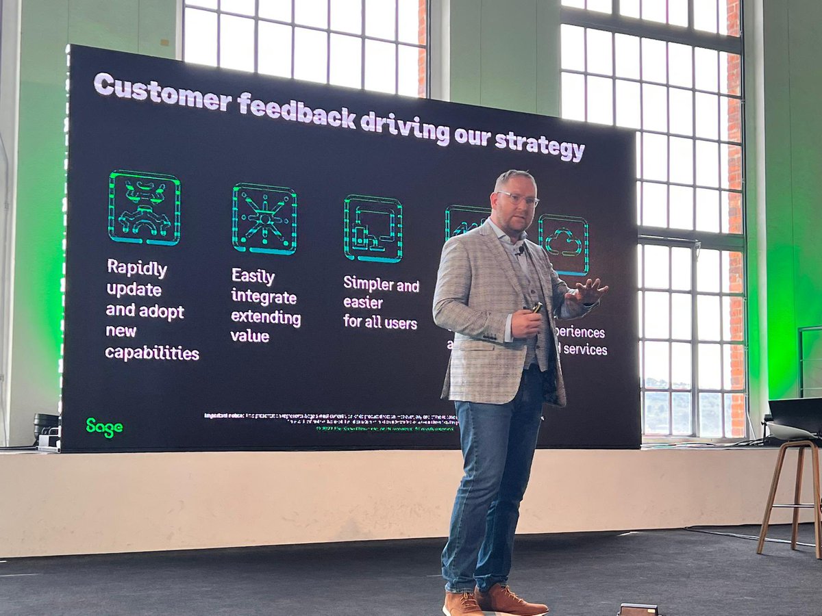 Josepmraventos's tweet photo. Great #SageCustomerDay today with 120 customers &amp; @SagePartners at Museu Electricidade in Lisbon  @sageportugal.  Fantastic energy and conversations! We look forward to a great day sharing new functionalities in Sage X3 &amp; XRT, connecting with them!! @rsinfield https://t.co/rOSPOYa97n
