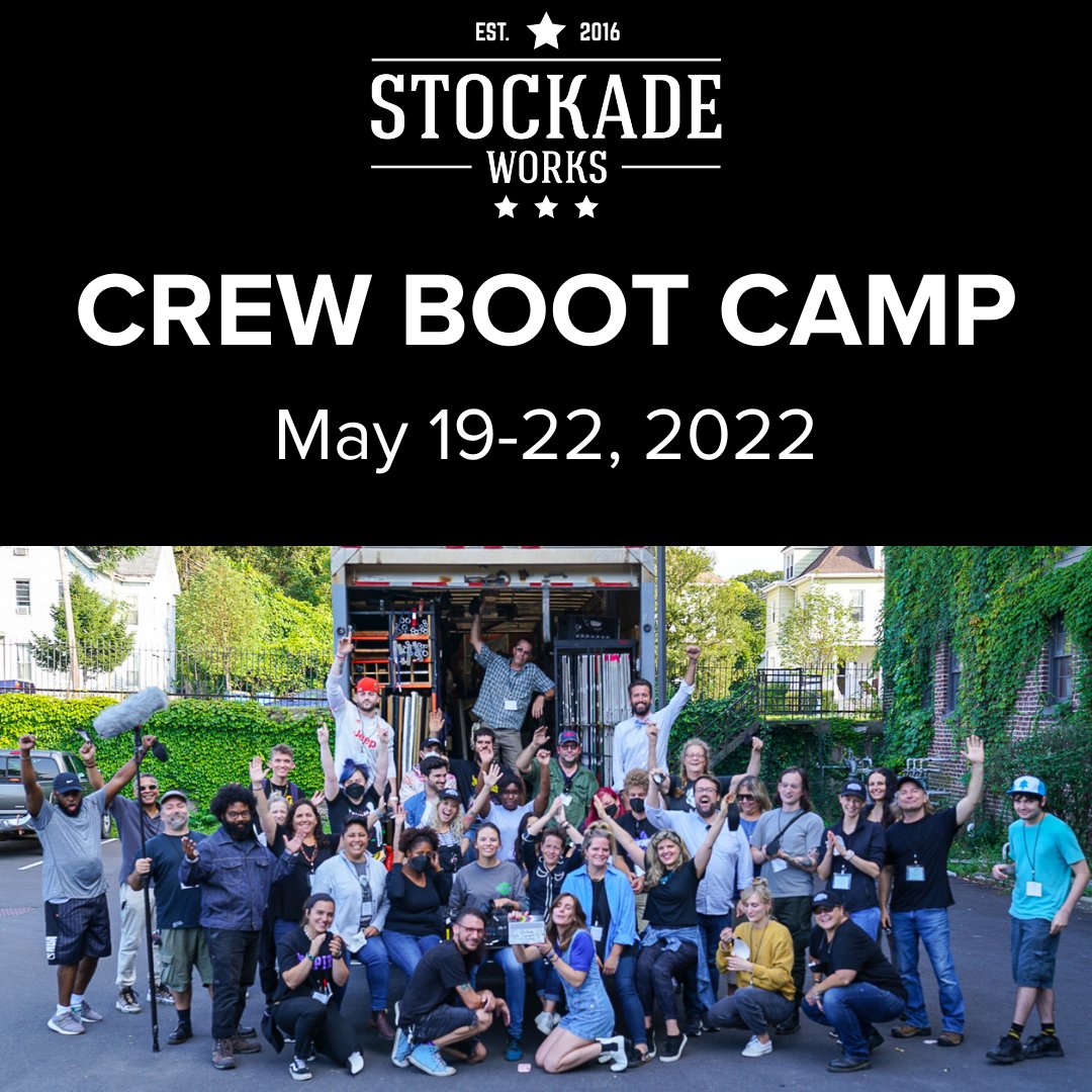 StockadeWorks's tweet photo. Tonight kicks off our 2022 Crew Boot Camp, and we can't wait to dive in!

For 25 trainees, it will be a 3.5 day immersion into the magic of film production, guided by talented industry professionals.

Time to come together and #makelocalwork. https://t.co/u9tVk3uxmp