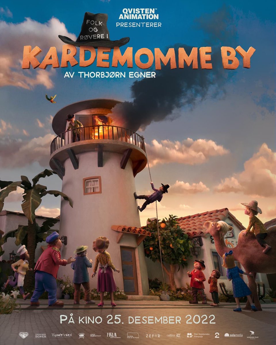 Check out the teaser posters for our feature film «Folk og røvere i Kardemomme by» 🌴🐫😃