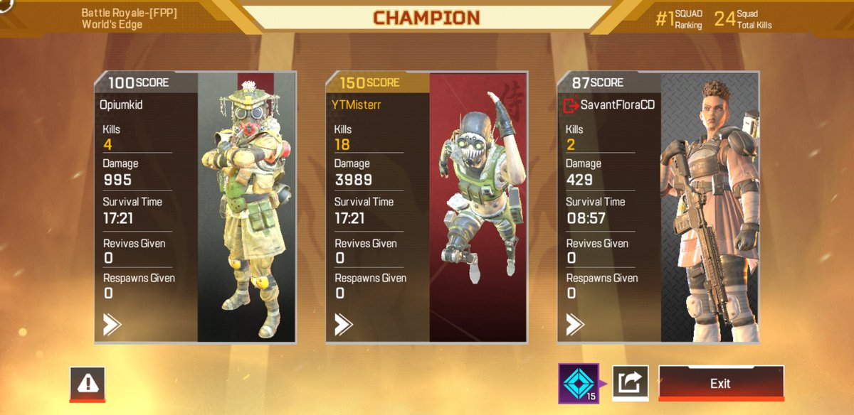 Apex Mobile grind be hitting different lol
10/10 @PlayApexMobile https://t.co/egqDiBkv8C