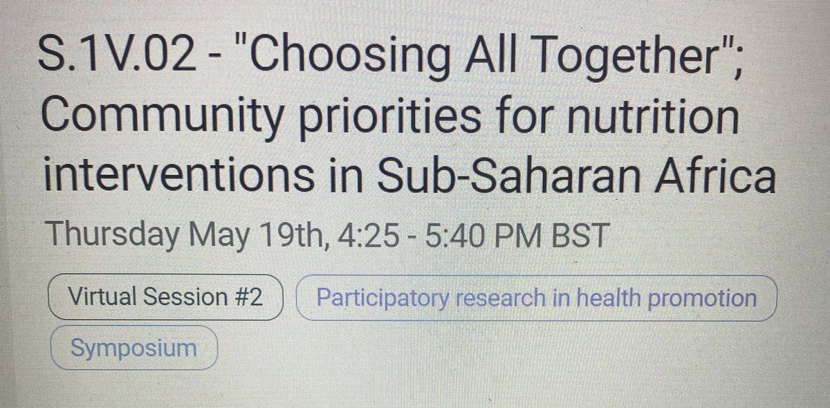 Dr Polly Hardy-Johnson (@pollyhj) on Twitter photo Looking forward to delivering our <a href="/NIHR_INPreP/">INPreP</a> workshop at <a href="/ISBNPA/">ISBNPA</a> #ISBNPA2022 this afternoon with presentations by <a href="/romyboua/">BOUA Palwendé Romuald, PhD</a> <a href="/DalabaMaxwell/">Maxwell Dalaba</a> <a href="/AgnesErzse/">Agnes Erzse</a> and <a href="/DaniellaWatson_/">Dr Daniella Watson</a> organised by <a href="/SHKehoe/">Sarah Kehoe</a> on Choosing Health All Together Looking forward to delivering our <a href="/NIHR_INPreP/">INPreP</a> workshop at <a href="/ISBNPA/">ISBNPA</a> #ISBNPA2022 this afternoon with presentations by <a href="/romyboua/">BOUA Palwendé Romuald, PhD</a> <a href="/DalabaMaxwell/">Maxwell Dalaba</a> <a href="/AgnesErzse/">Agnes Erzse</a> and <a href="/DaniellaWatson_/">Dr Daniella Watson</a> organised by <a href="/SHKehoe/">Sarah Kehoe</a> on Choosing Health All Together