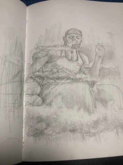 Been sketching for nearly 2 hours i think 