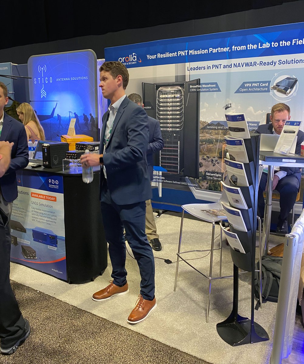 SafranFedSys's tweet photo. Does your mission require Resilient PNT? We're at SOFIC this week in Booth 242 poised to answer any questions about your needs and how you can benefit from our solutions in the lab and in the field. We look forward to meeting you!🤝
#SOFIC #SOFIC2022 #SOCOM #PNT #Defense #Orolia https://t.co/vfOVw6MDJs
