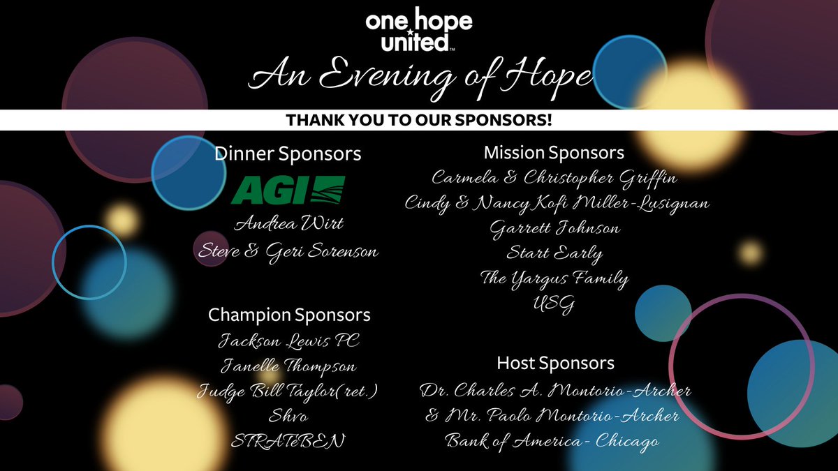 test Twitter Media - We enjoyed celebrating An Evening of Hope last week! Special thanks to our sponsors who made the event possible.

If you weren't able to attend the event, or if you would like to increase your gift, you can still make a donation: https://t.co/cCGftNgnFJ

#OHUEveningofHope22 https://t.co/uXw9zo5uxi