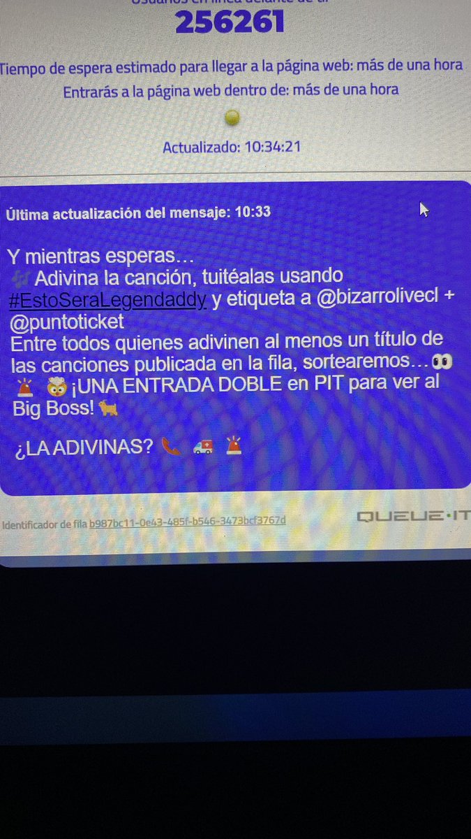 Andres_Computin's tweet photo. #EstoSeraLegendaddy @bizarrolivecl @puntoticket la cancion es llamado de emergencia!!!!! https://t.co/w6SD9pbnku