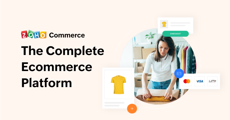 Zoho's tweet photo. Transform your online store into a modern and dynamic enterprise with a single, unified platform for everything from inventory management to payments, shipping, and marketing campaigns. And it doesn't matter what type of business you have or what size! Try Zoho Commerce today.