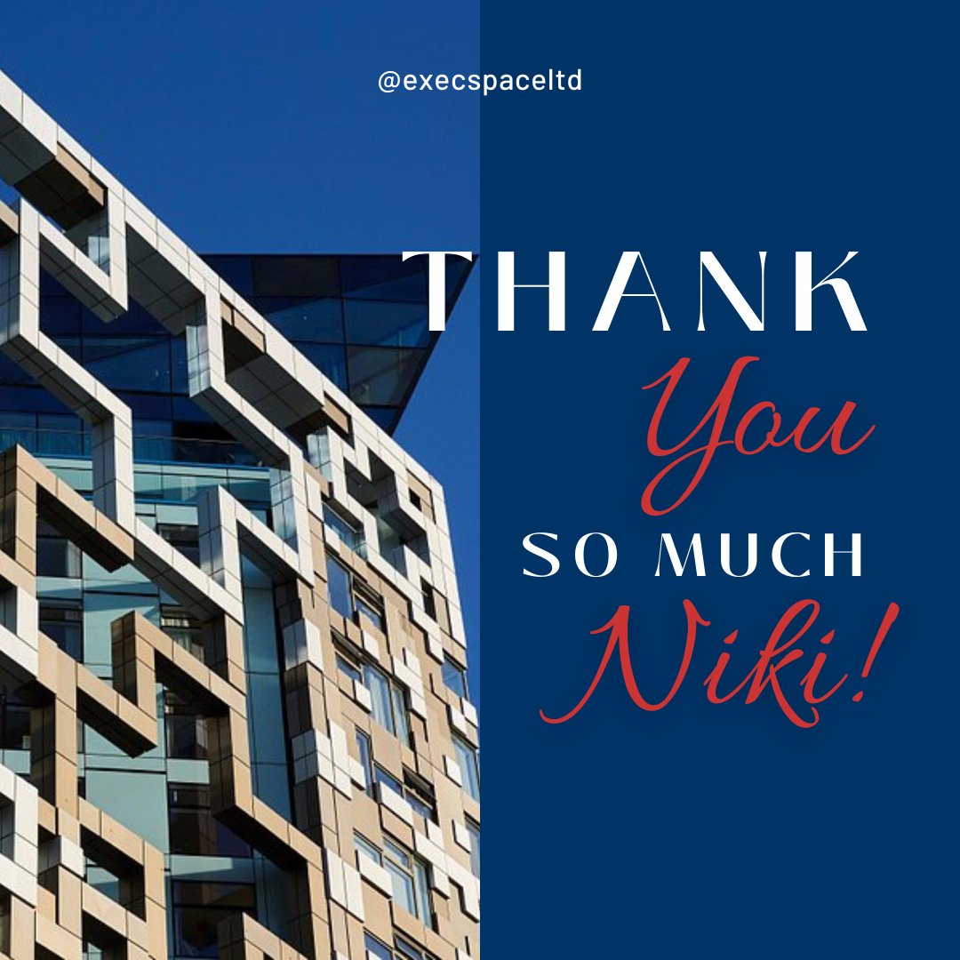 ExecSpace's tweet photo. Today's Venue VIP thanks go to Niki Rule, Key Account Manager MICE at UKI Managed Hotels

Very helpful to the whole team she just generally 'get’s things done' and is SO supportive with our customers.

Thank you Niki!

#eventprofessionals #thankyouthursday #teamwork https://t.co/Pd0osbmZFC