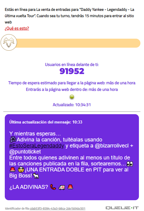 pespin0za's tweet photo. Llamado de emergencia 

🎶Adivina la canción, tuitéalas usando #EstoSeraLegendaddy y etiqueta a @bizarrolivecl + @puntoticket https://t.co/Nxe26MnXYK