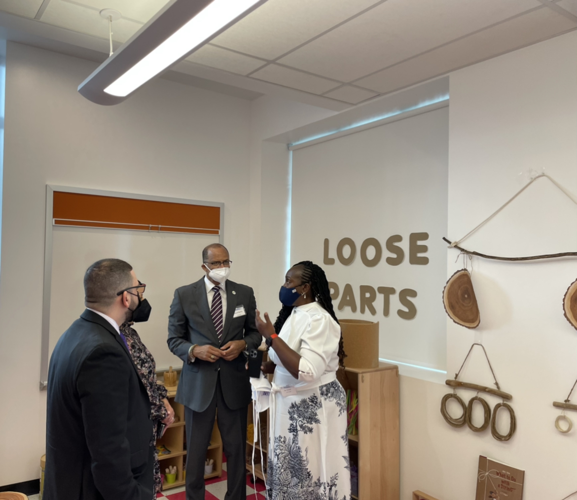 DOEChancellor's tweet photo. Ribbon cuttings are always special! Congratulations to Learning Through Play Pre-K Center on their brand new 3-room STEAM wing! https://t.co/Wpu8a4qzv7
