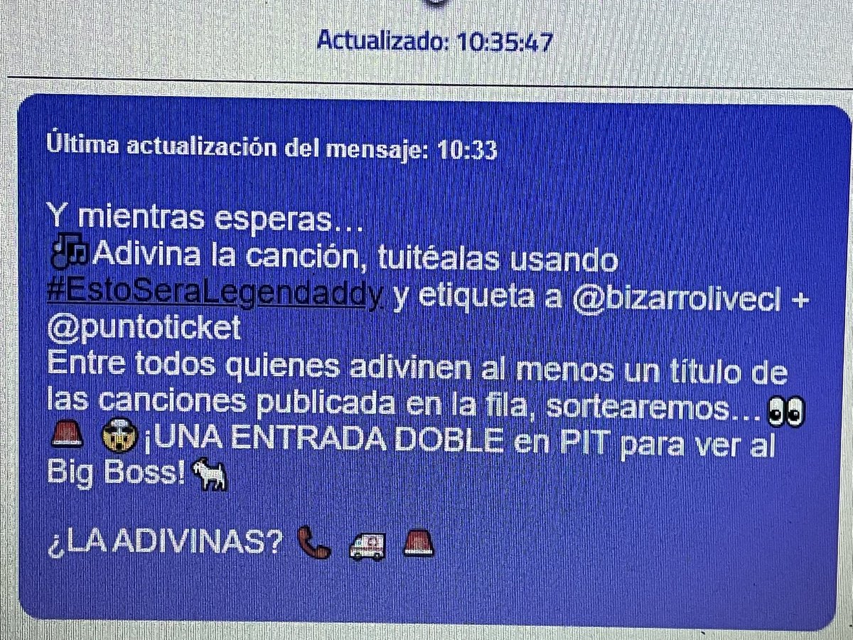 darpon_A's tweet photo. #EstoSeraLegendaddy ven y sana mi doloooorrrrr quiero la cura de este amorrrrr. Llamado de emergencia babyyyyyyy 🔥🔥🔥 @puntoticket @bizarrolivecl https://t.co/4pxC76Fn30