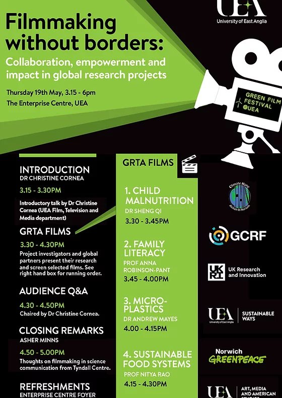 UEA Events (@ueaevents) on Twitter photo It’s here! 🌍🎥 <a href="/UEAgreenfilms/">UEA Green Film Festival</a> has begun and it’s streaming from UEA campus right now. Filmmaking without borders - watch live on YouTube or catch up later.
Click here for the YouTube link: youtu.be/KvSsgCzkl2M It’s here! 🌍🎥 <a href="/UEAgreenfilms/">UEA Green Film Festival</a> has begun and it’s streaming from UEA campus right now. Filmmaking without borders - watch live on YouTube or catch up later.
Click here for the YouTube link: youtu.be/KvSsgCzkl2M