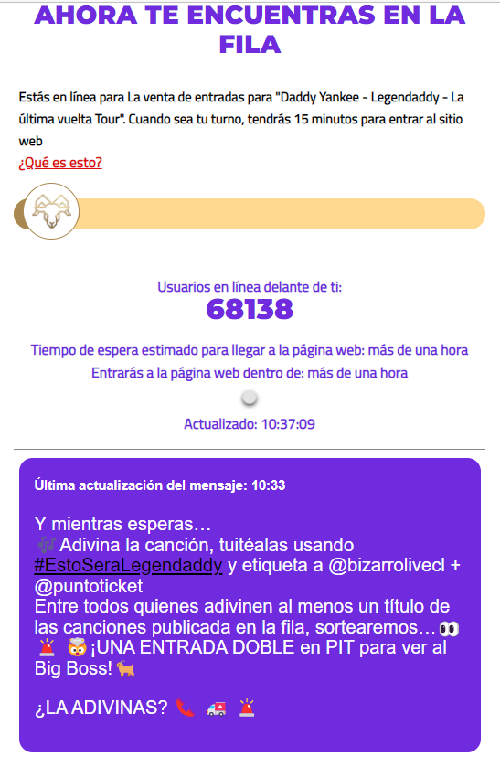 michellecuneos's tweet photo. @puntoticket Llamado de emergencia  #EstoSeraLegendaddy @bizarrolivecl @puntoticket  ksks https://t.co/F16NwISnAJ