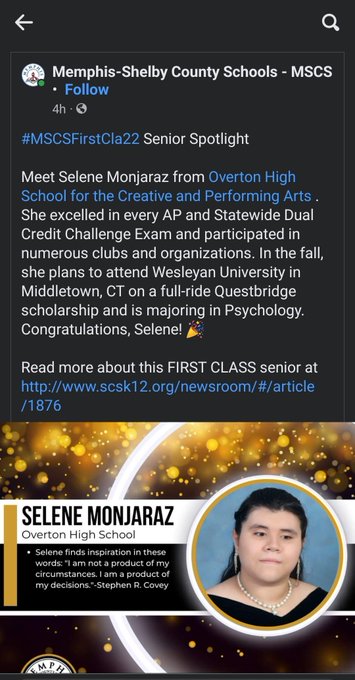 I forgot to share for anyone that cares. I couldn't be more proud to be her older brother. I can safely