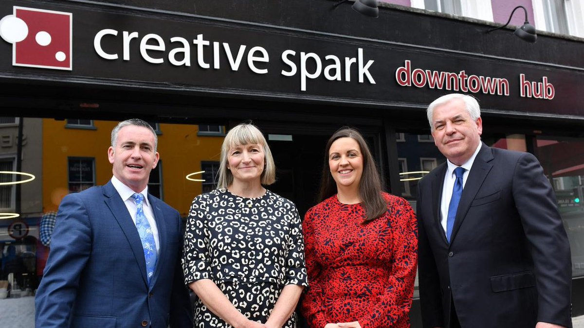 Minister <a href="/Damien_English/">Damien English</a> has officially opened the <a href="/CreativeSparkie/">Creative Spark</a> Downtown Hub in Dundalk.

The facility received significant support from the Border Enterprise Development Fund, administered by Enterprise Ireland.

It will cater for remote workers, start-ups and entrepreneurs.
