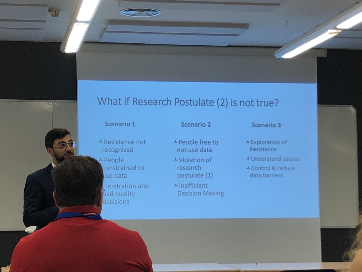alebagnato's tweet image. Research Projects Track @RCIS_Conference #RCIS2022 with roposition of an Unified Theory on Resistance to Data -- Empirical Studies and Experimentations to Reduce Barriers to Data Usage in Decision Support Systems
Benito Giunta and Corentin Burnay at @la_UPC
