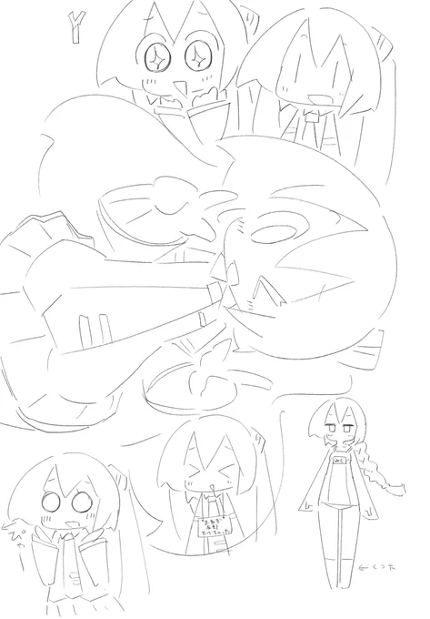 サラサラっと落書き!(*°ω˘ )✨ 