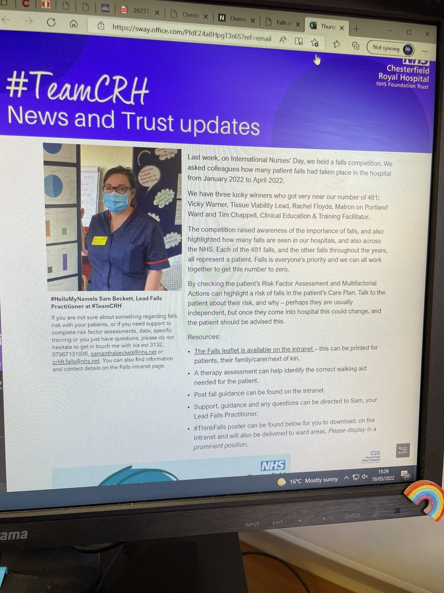 Also been papped for the @CommsTeamCRH new weekly communications update! Come see me for your drinks @RachelFloyde77 @TVNCRH @crhft_education ☕️🫖🥤