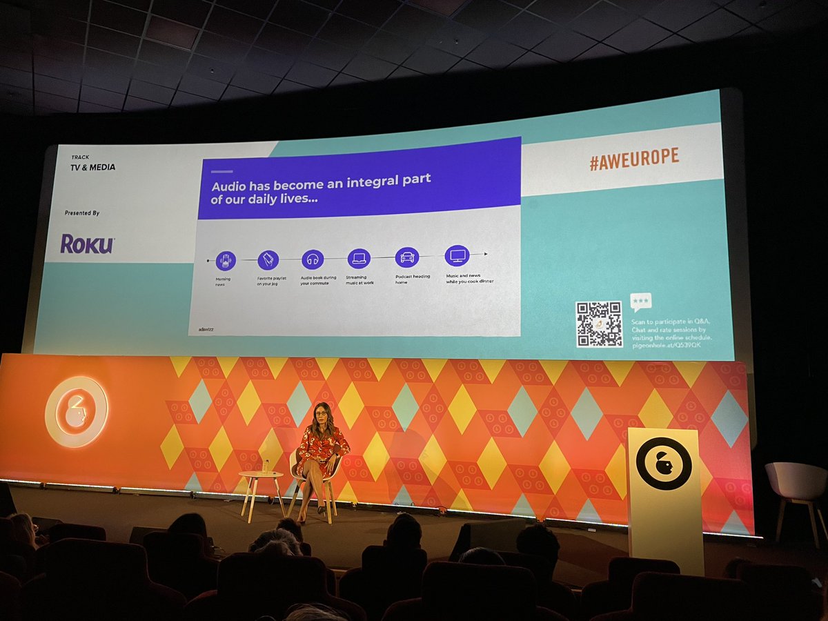 KieranKent's tweet photo. Audio market seeing huge growth. 61% YoY increase in podcast ad spend @adswizz #AWEurope https://t.co/kKNDVS9liR