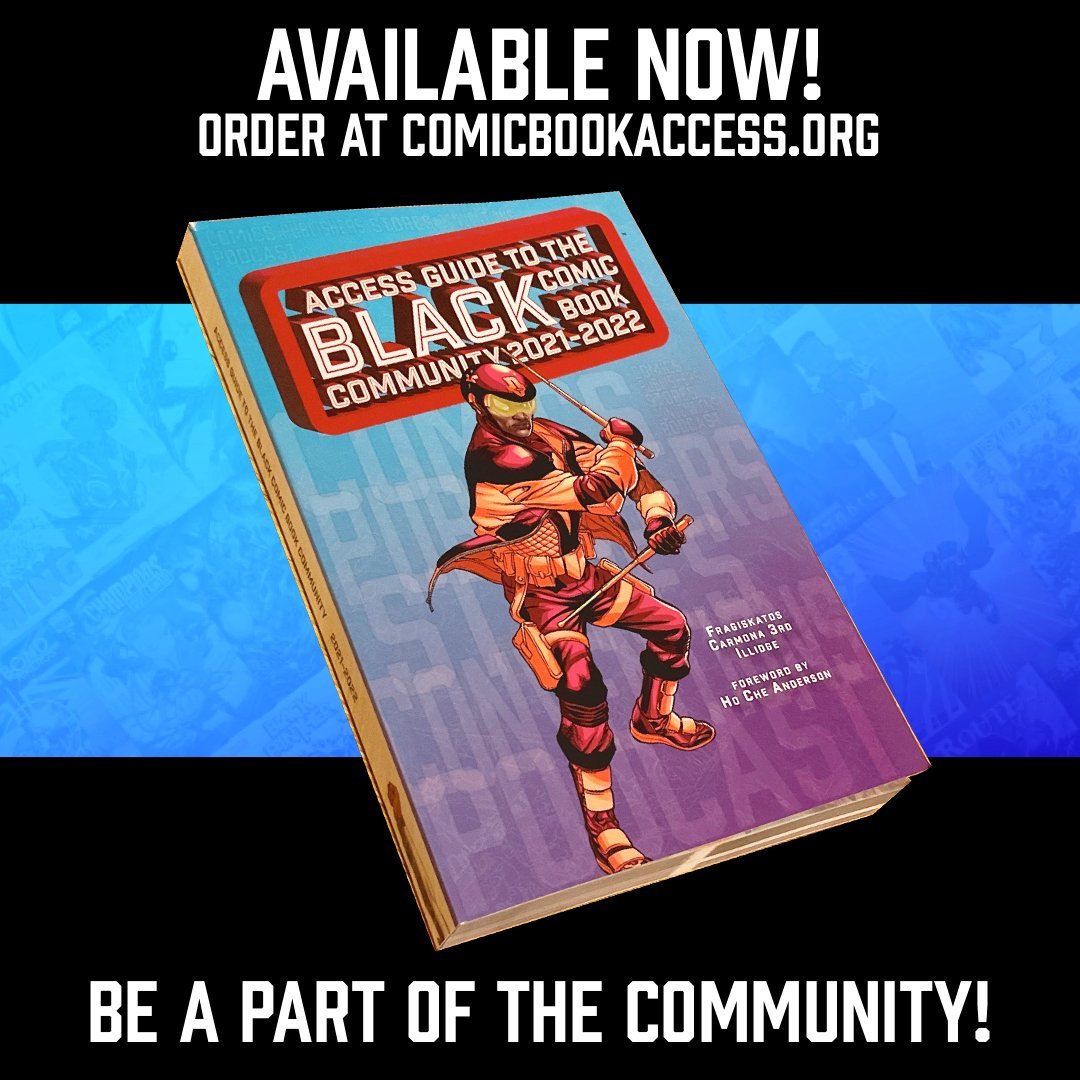 JosephPIllidge's tweet photo. The new volume of ACCESS GUIDE TO THE BLACK COMIC BOOK COMMUNITY is here! Books are being shipped out to the community of campaign contributors! THANK YOU to all the backers, and you creators and businesses who made this possible with your wonderful work!! https://t.co/UiLkiX9Z9D https://t.co/7uL8sbaOuh