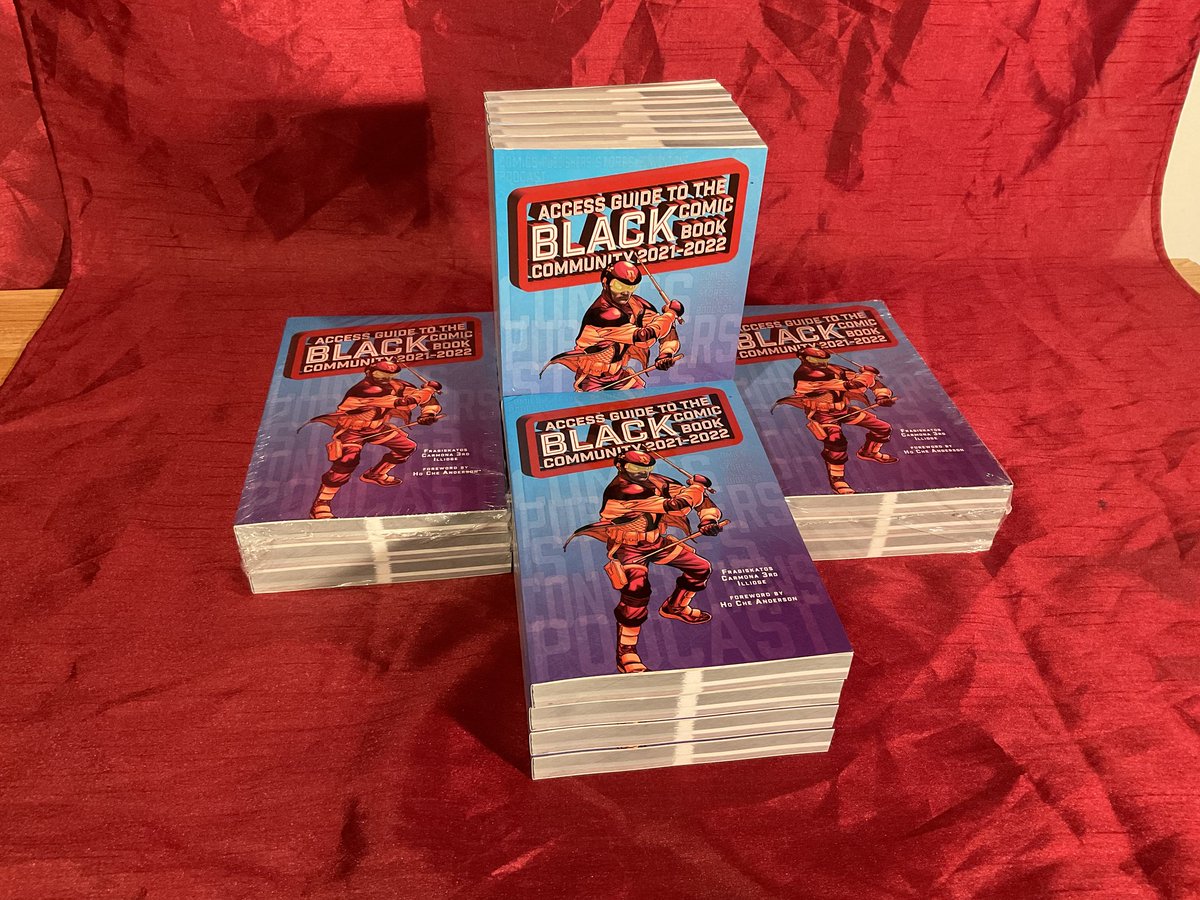 JosephPIllidge's tweet photo. The new volume of ACCESS GUIDE TO THE BLACK COMIC BOOK COMMUNITY is here! Books are being shipped out to the community of campaign contributors! THANK YOU to all the backers, and you creators and businesses who made this possible with your wonderful work!! https://t.co/UiLkiX9Z9D https://t.co/7uL8sbaOuh