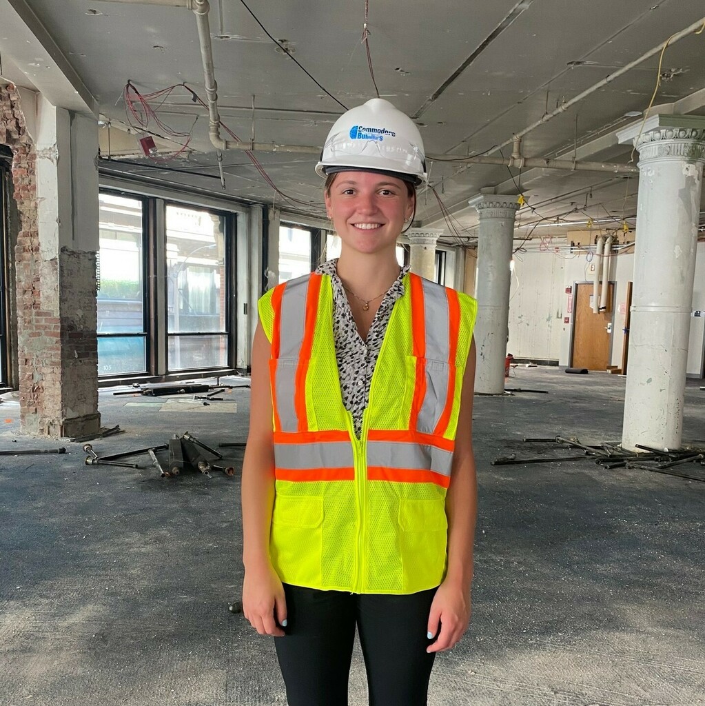 Now that you are starting your summer internships, remember to send us your photos and to tag @umassbct in your posts. We want to see all the great work you are doing, like this picture of Tali who did an internship with @CommodoreBuilders last summer. instagr.am/p/CdvdtM6OBz9/ #…