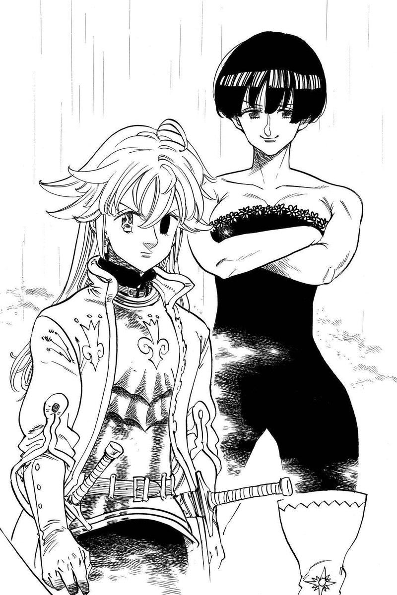 Trijosh1's tweet photo. The gang is all here! #FourKnightsoftheApocalypse #4KOA #Gawain #TristanLiones #Percival #Lancelot #Chapter61 #FourKnightsoftheApocalypseChapter61 #SevenDeadlySins #7DS https://t.co/X2BaFslxyd