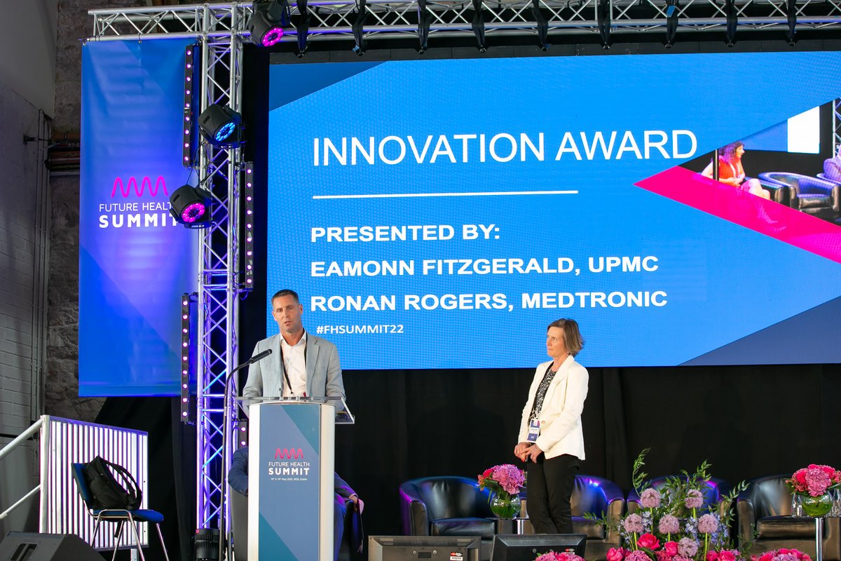 HealthIreland's tweet photo. And the winner of the @Medtronic & @UPMC Innovation Award 2022 ...
Thank you @dkitconnect for all your work on the Award also
And the winner is ....
Digital Gait Labs !!!
Congratulations Aidan & his team
Well done to all our finalists
#FHSummit22
#Innovation https://t.co/dXQtiNnKQq