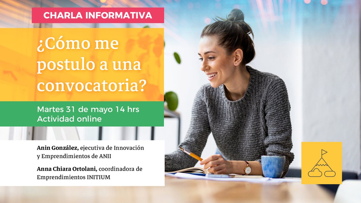 📣¡Todo lo que necesitás saber sobre las convocatorias! 

Si necesitás capital semilla o querés validar tu idea de negocio, acercate a Initium que te ayudamos a postularte.

Charla informativa @AninGonzalez <a href="/annachiarita/">Anna</a> 
31/5 - 14 hs forms.office.com/r/uFdyQ13jyq