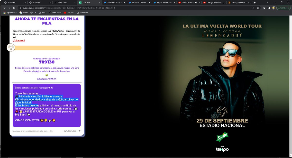 YuneskaC's tweet photo. Donde estan las gatas 🎶Adivina la canción, tuitéalas usando #EstoSeraLegendaddy y etiqueta a @bizarrolivecl + @puntoticket https://t.co/AHWNq1Qew1