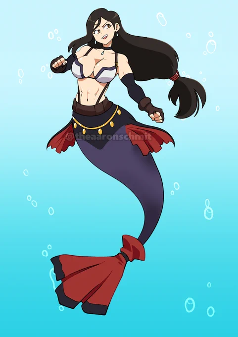 MerMay #19: Tifa Mermaid #mermay2022 
