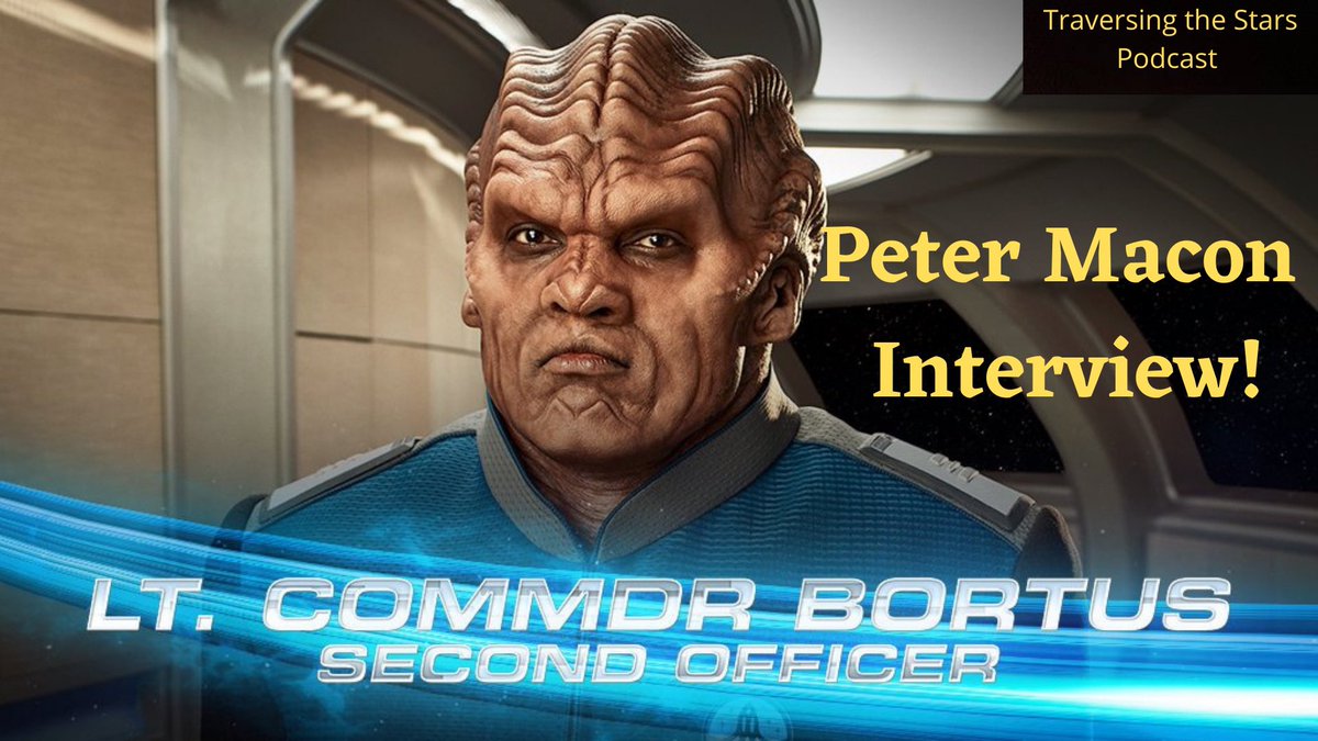 Enjoy this fantastic video interview with Peter Macon for @Traversingstars!
You know him as Lt. Commander Bortus on @TheOrville!

youtube.com/watch?v=2qOxkm…

@TomCostantino @Caio_Mac @hulu @ScottGrimes @SethMcFarlane_ #TheOrville #bortus #petermacon #orville #interview