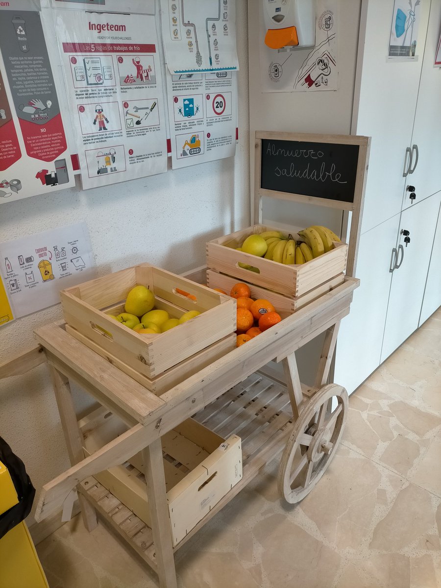 laurahersek's tweet photo. Desde la planta de biomasa "La Loma" nos unimos al almuerzo saludable. @ingeteam #teamdreams #helthandsafety https://t.co/7mx3caayDR
