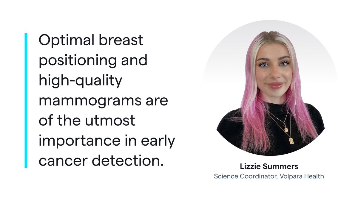 Volpara's tweet photo. Learn about the importance of breast positioning in mammography and the PGMI scoring system in our newest blog post. #FindItEarly #BCSM #VolparaScience

https://t.co/3KCkBJcKW0 https://t.co/hPGtSyKD5D