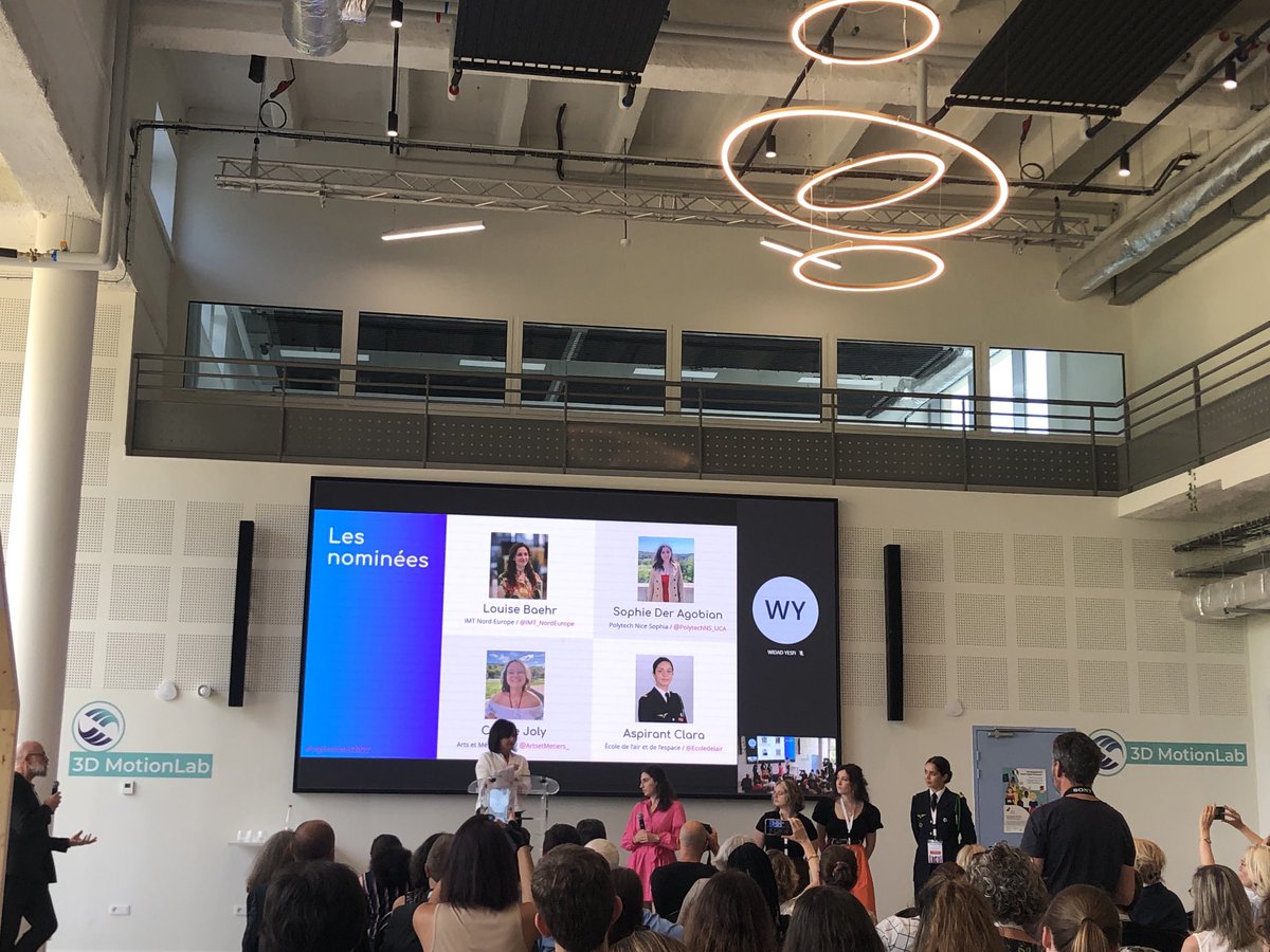 SophieBellecRH's tweet image. Prix de l’Elève Ingénieure France #Ingénieuses’2022 les 4 nominées bravo à elles pour leur contribution à #EgalitéFemmesHommes ⁦@Cdefi⁩ ⁦⁦@Ellesbougent⁩ beaucoup d’engagement contre #HVSS et tutorat des collégiennes pour viser les professions scientifiques et tech.