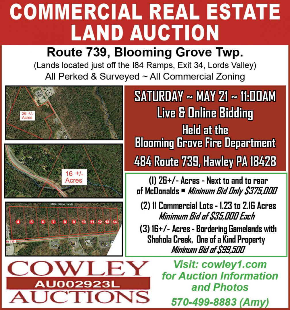 on Twitter "A Commercial Real Estate Land Auction will be